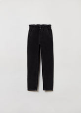 Ovs Kids Girl Paper Bag Jeans With Pockets